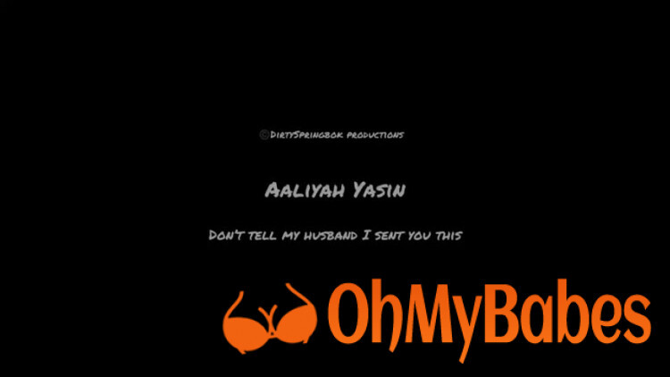 Aaliyah Yasin Nude Leaked video #268 - OhMyBabes