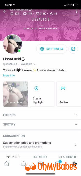 LISSALUCID OnlyFans leaked video #1 - OhMyBabes