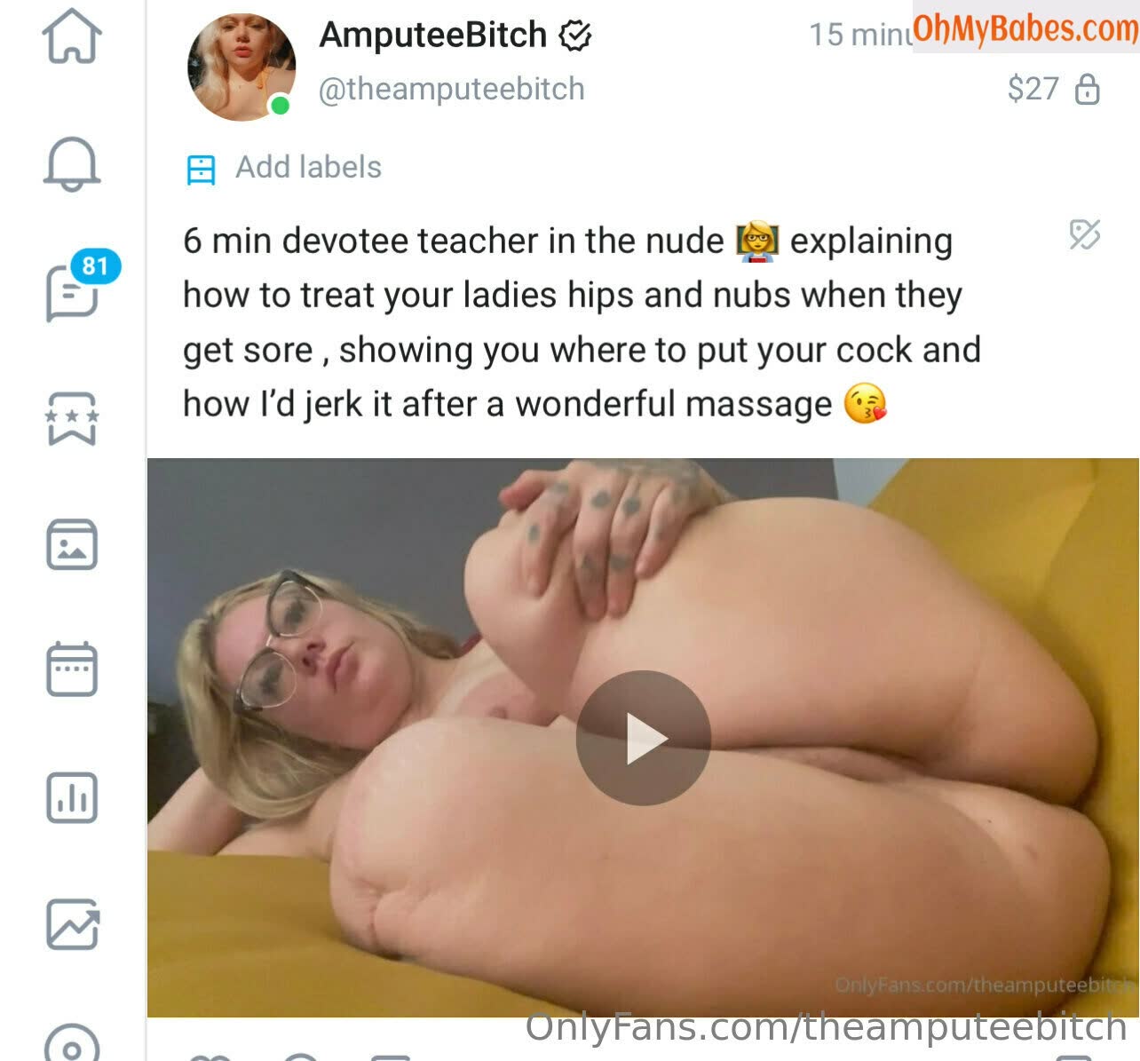 theamputeebitch Nude Leaked photo #74 - OhMyBabes