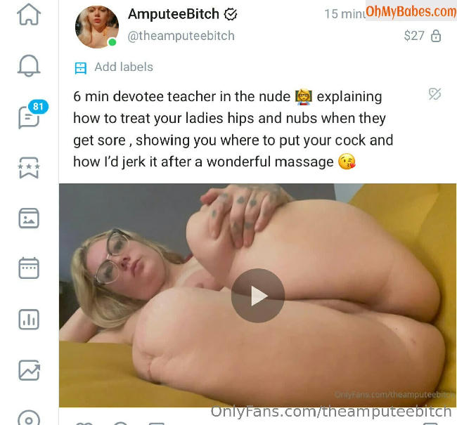 theamputeebitch Nude Leaked photo #74 - OhMyBabes