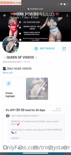 Trinitystarrr OnlyFans leaked video #57 - OhMyBabes